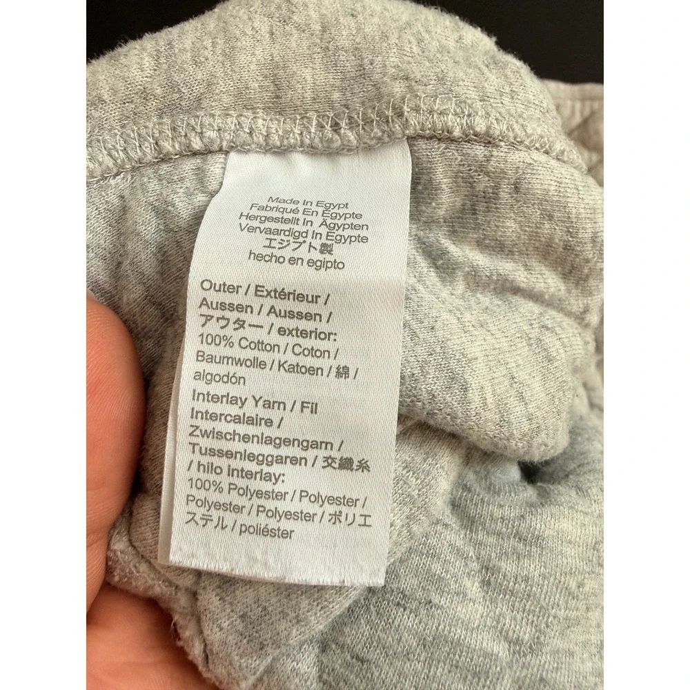 J. Crew Quilted Jogger Sweatpants Heather Gray Men's Casual Basic Medium - Picture 4 of 13
